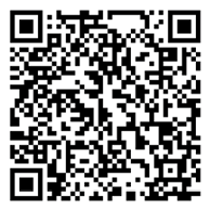 QR code with black and white square patterns on a white background. Description generated by AI