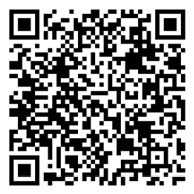 QR code with black and white square patterns on a white background. Description generated by AI